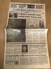 Seattle Post Intelligencer   Newspaper April 9 1994 Kurt Cobain Nirvana