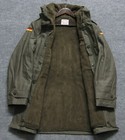 Original Vintage 1990 New German Military Army Parka Jacket Coat Men s Large