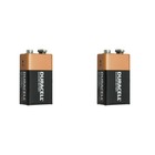 Pack Of 2 Duracell 9v Coppertop Alkaline Battery