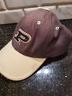 Purdue Boilermakers Baseball Cap Hat Lid Hook   Loop Black Vintage Twins Ent