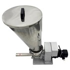 220v Twin-screw Materials Feeder 1ph Horizontal Stainless Steel Feeder 0 6-3kg h