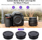 Rear Lens Cap   Body Cap Cover For Nikon F Mount Camera D3500 D3400 D3300 D3200
