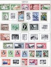 Jamaica  A Collection On A Minkus Global Page To 1956  Cv 47 65