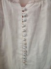 1970 Vintage Jessica   s Gunnies Cream Blouse Victorian Cotton Gauze Buttons Small