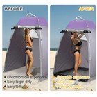 Portable Shower Pan  Foldable Camping Shower Base For Outdoor  Beach  Shower