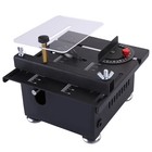 Multi-functional Table Saw 100w Mini Desktop Electric Saw Cutter Woodwork Diy Us