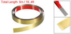 16 4ft X 0 79  Wall Trim Self Adhesive Stainless Steel Brushed Finish Golden