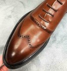 Men s Leather Business Casual Oxfords Wedding  Formal Wing Tip Brogue Shoes Size