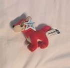 Mcdonalds Neopets Red Lupe Plush Figure 2004 Star Tag 4  Stuffed Toy