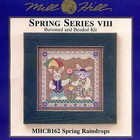 Mill Hill Buttons Beads Kit Counted Cross Stitch Spring Raindrops Mhcb162
