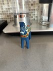 Swedish Dala Horse Nils Olsson Midcentury Modern Vintage Danish Rare Blue 