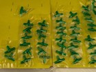 Pack Of 49 Plastic Aquarium T Shape Air Pump Line Tube Tubing Connectors Green