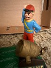 Vintage Reproduction Cast Iron Artillery Mechanical Coin Bank