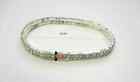 2xwomen Bracelet Plated Silver Anklet Foot Jewelry Beach Chain Simulated Diamond