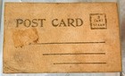 Antique     i   m A Little Short    Used Leather Postcard