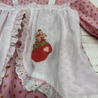 Vintage 1980 s Strawberry Shortcake Girls Dress  Clean