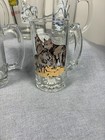 Rare Vtg Schmidt Beer Collector Series 2 Wildlife Glass Pitcher And 4 Mugs Set