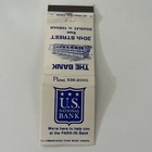Us National Bank The Bank Here To Help You Vintage Matchbook Cover Tmb27-1