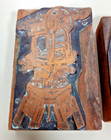 Lot Of  2  Antique Metal   Wood Letterpress Printers Blocks Keuffel   Esser Co 