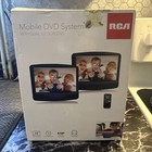 Rca 10 Inch Dual 2 Screens Mobile Dvd System Remote Control Headrest Car Adapter