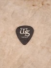 Whitesnake 2003 Tour Doug Aldrich White On Black Band Logo Guitar Pick Pic Snake