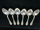 Vintage Austrian 800 Silver Demitasse Spoons Set Of 6 Toucan Clover Hallmarks