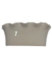 Decorative Planter Or Fruit Bowl With Fleur De Lye Design In Relief 12x4 1 2x 4   