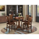 5  Pc  Counter  Height  Dining  Set  -  High  Table  And  4  Kitchen  Dining   