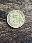 1944 Argentina 5 Five Centavos Old Vintage Actual Coin Tb1875 