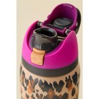 Owala Freesip Leopard Heart Print 32oz Insulated Water Bottle - Pink Lid