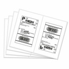 200-20000 8 5x5 5 Round Corner Shipping Label Half Sheet Self Adhesive Wholesale