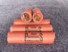 1963   original Bank Wrapped    Uncirculated Lincoln Cent Roll - Obw Penny s - -