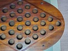 1920s Antique Hawaiian Koa Wood Solitaire Game Board  Hawaii