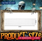 500 x85  Large Halloween Creepy Cloth  Spooky Gauze Party Decoration  Grey