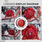 Red Electric Start Billet Flywheel 32   For Honda Gx160 200 196cc Clone Tillotson
