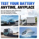 Topdon Bt200 12v   24v Car Truck Battery Tester Analyzer Cranking Charging Test