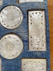Antique Chinese Mother-of-pearl Gaming Chips In Original Box
