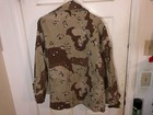 Desert Storm Us Army Chocolate Chip Desert Camo Bdu Combat Jacket Small Regular