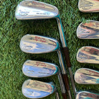Wilson Gooseneck Top Notch Iron Set 2-pw 1948 Leather Grip Right Vintage Blade