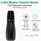 Power Point Presentation Remote Control Wireless Usb Ppt Presenter Laser Pointer