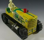 Marx 1950 s Climbing Tractor Set Sparkling Tin Mib Windup Toy Yellow With Box  9