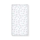 Rabbits Baby Crib Sheets For Boys Girls Bunny Fitted Crib Sheet For White