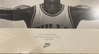 Original 1993 Michael Jordan Wings Poster     Nike     23x72     Framed Vintage Nba Ra