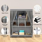 Design New Portable Closet Wardrobe Clothes Rack Storage Organizer Shelf Durable