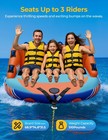 Towable Tubes For Boating 3 Person Boat Tube For Tubing  Inflatable Towable T   