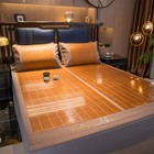 2026 Summer Sleeping Mat For Bed Rattan Foldable Nature Bamboo Bed Mat Queen