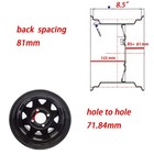 12x8 5 4 4 Wheel Rim Mowers Garden Lawn Tractors 12  8 5 For Kubota John Deere