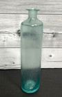 Antique Pontil Medicine Bottle Aqua Paper Thin Glass 1830 s-1840 s