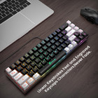 65  Gaming Keyboard  Led Backlit Mini Wired Gaming Keyboard
