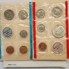 1968 1969 Uncirculated Mint Sets Us Coins Ogp Silver Kennedy Halfs 50c Z-68ah